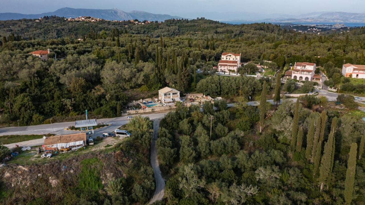 Villa Stelios Stone House Sinarades Kouramádes Esterno foto